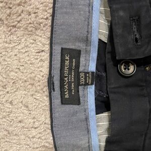 Banana Republic Black Chinos